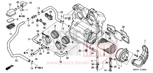 FILTRE A AIR CBF500A6 de 2006